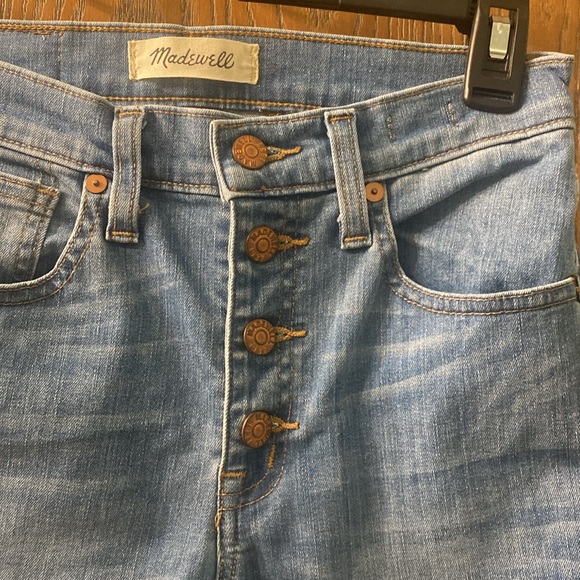 Like New Madewell 9” High Riser Skinny Skinny Crop Jeans - Picture 2 of 7